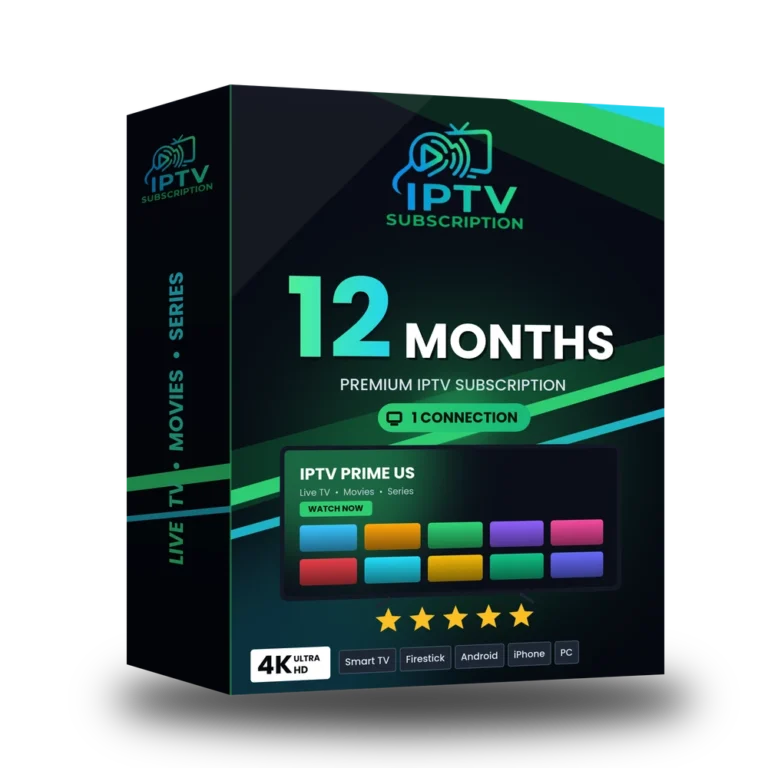 IPTV Prime US 12 Months IPTV subscription - 1 connection