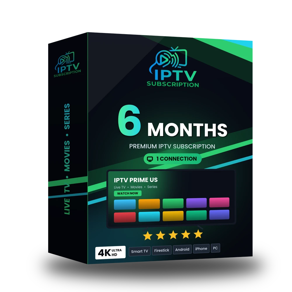 IPTV Prime US 6 Months IPTV subscription - 1 connection